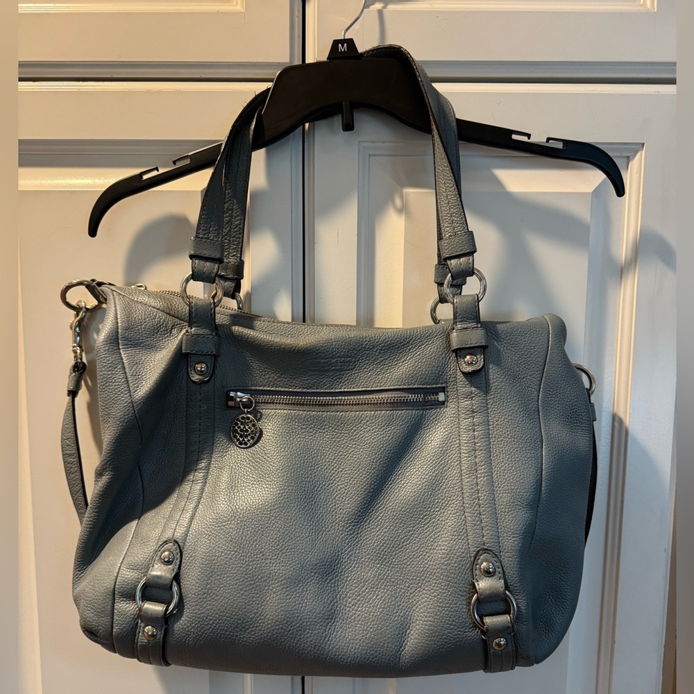 Coach Handbag Alexandra Convertible Shoulder Hobo Satchel Bag Large Periwinkle
